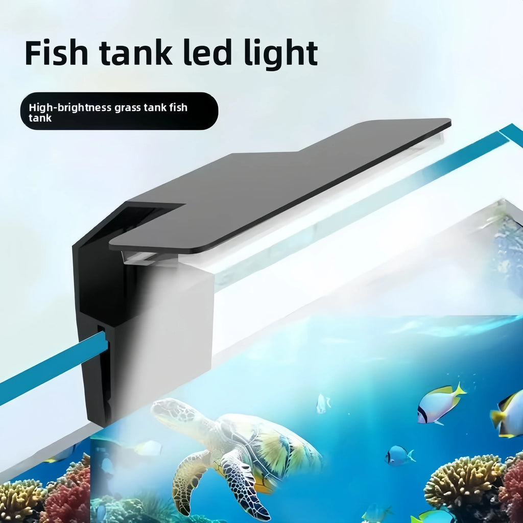 USB Clip-On LED Aquarium Light for Small Fish Tanks and Plants