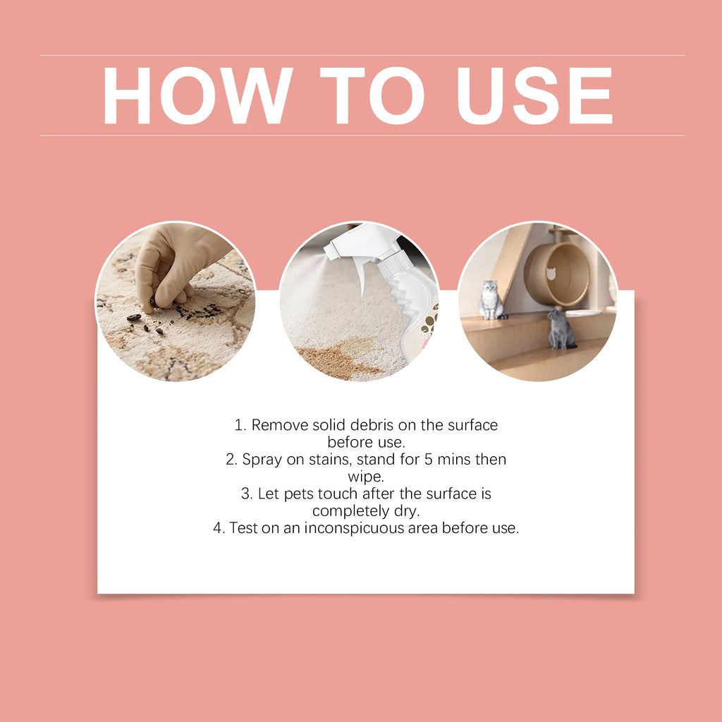 Pet Urine Odor Eliminator for Carpets, Floors & Furniture