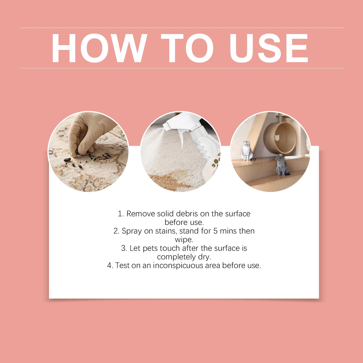 Pet Urine Odor Eliminator for Carpets, Floors & Furniture