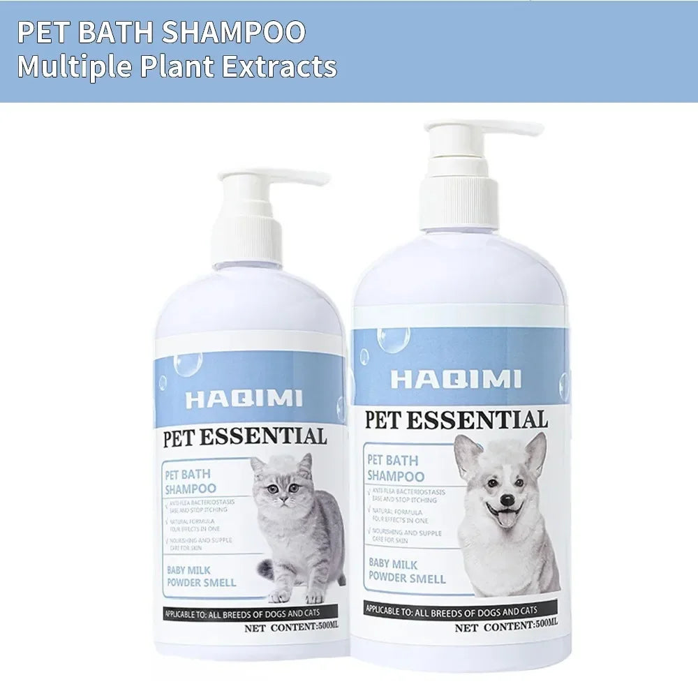 Gentle Deodorizing Pet Shampoo 500ml for Dogs and Cats, Anti-Itch