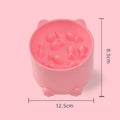 Raised Anti-Choking Cat Food Bowl with Neck-Friendly Tall Base