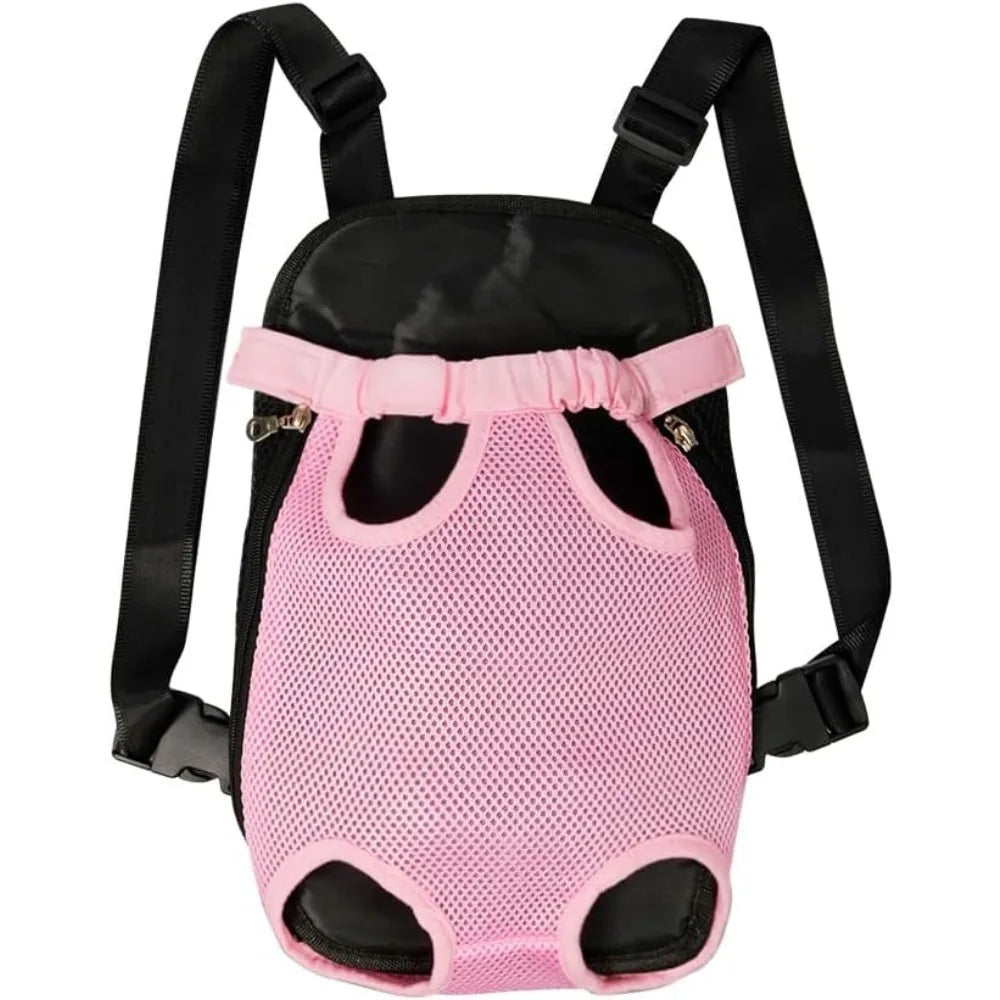 Front Chest Dog Backpack Carrier for Cats & Small Dogs Travel Hiking