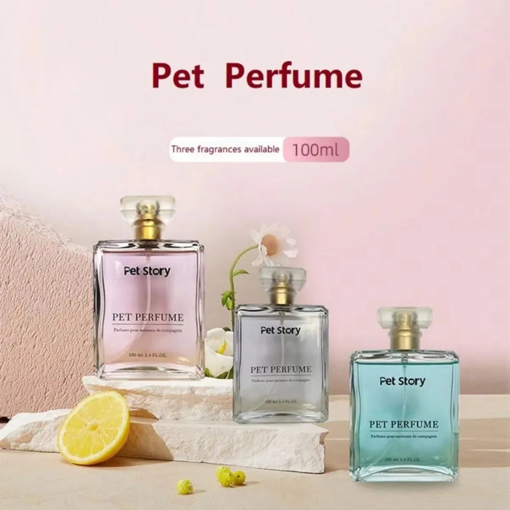 Long-Lasting Pet Cologne Deodorizing Spray for Dogs & Cats, 100ml