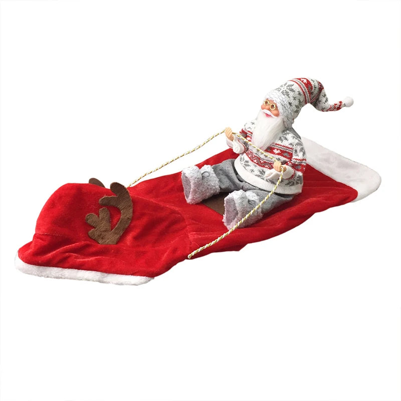Santa Riding Dog Costume, Christmas Outfit for Dogs & Cats
