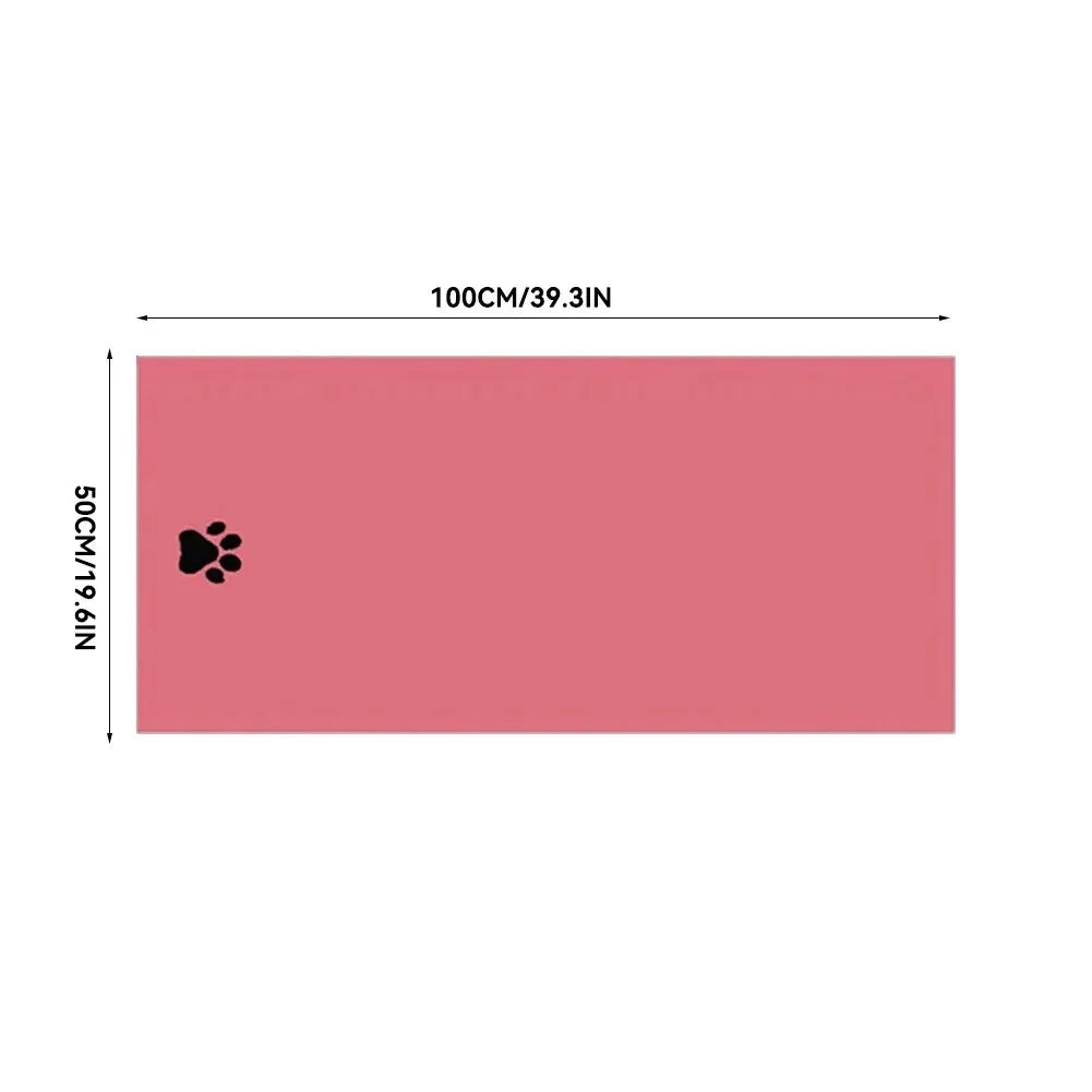 Absorbent Microfiber Dog Bath Towel, Quick-Dry Pet Towel