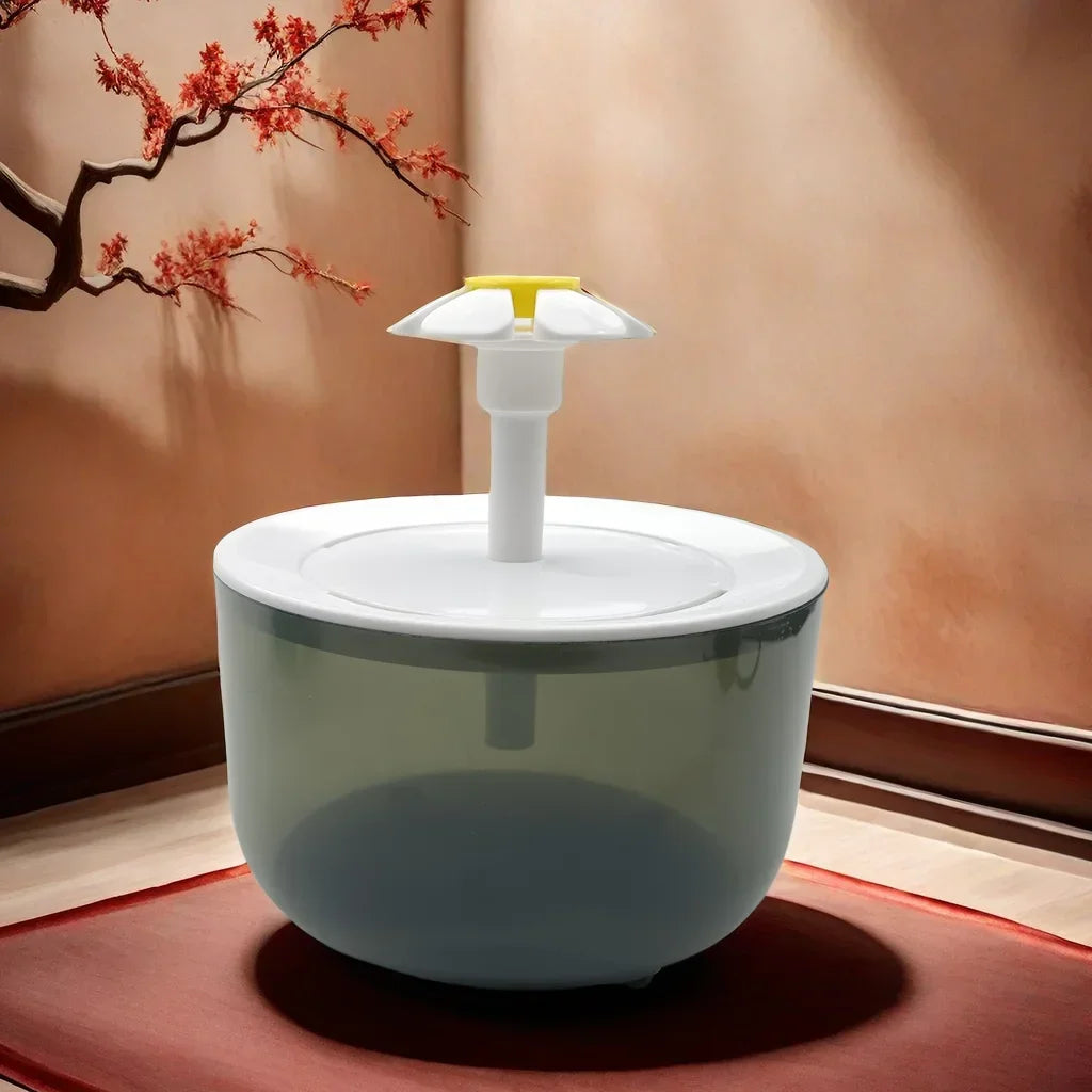1.2L Silent USB Pet Water Fountain for Cats and Small Dogs