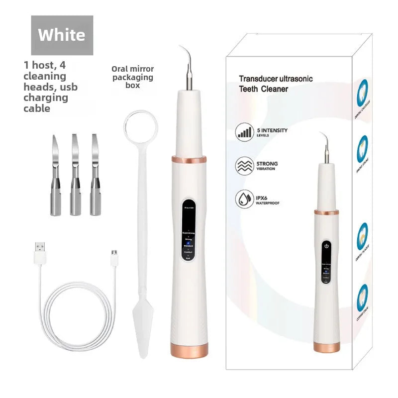 Ultrasonic Pet Tooth Cleaner for Dogs & Cats, Tartar & Plaque Remover