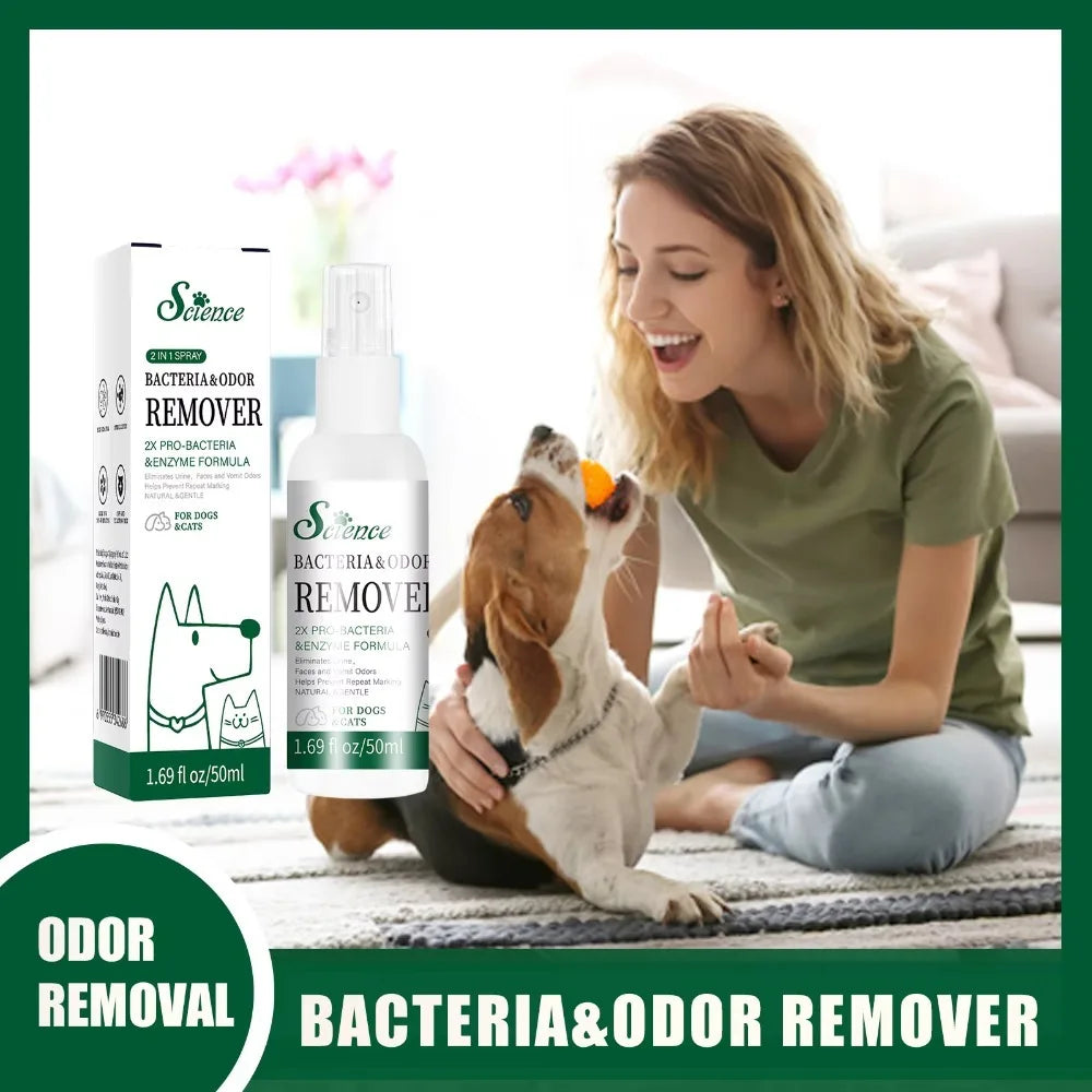 Long-Lasting Pet Cologne Deodorizing Spray for Dogs & Cats, 100ml