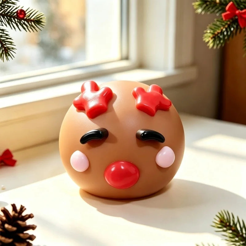 Christmas Limited Edition DIY Ugly Face Dog Squishy Squeeze Ball