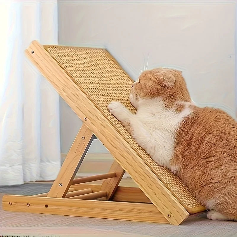 Sturdy Sisal Cat Scratching Post, Sofa-Safe Nail Care Scratcher
