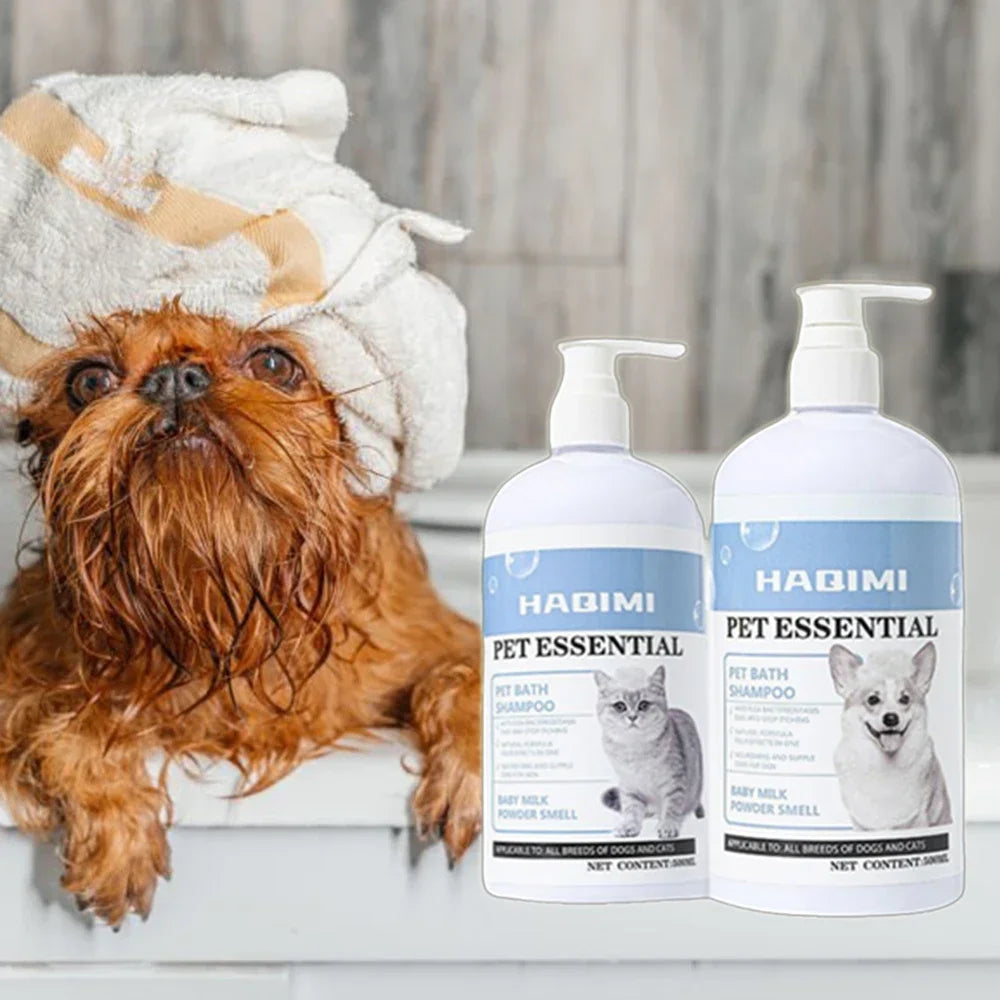 Gentle Deodorizing Pet Shampoo 500ml for Dogs and Cats, Anti-Itch