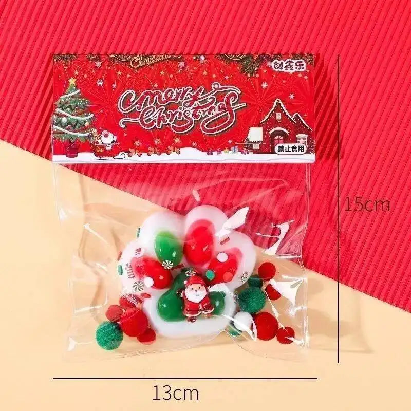 Christmas Cat Paw Squishy Fidget Toy, Stress Relief Gift