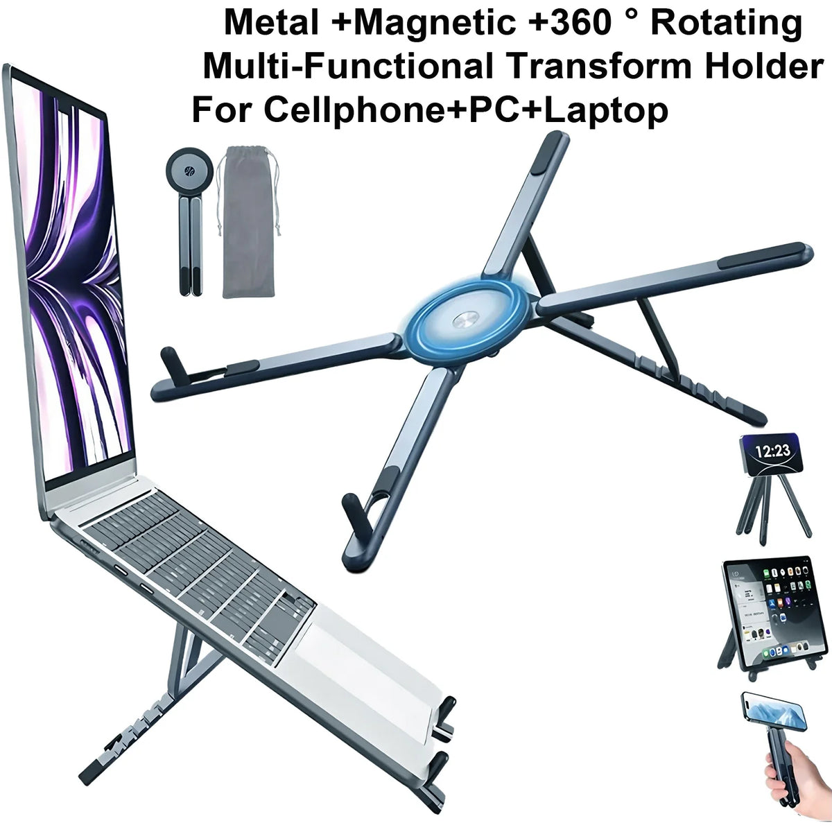 3-in-1 Magnetic Selfie Stick Tripod