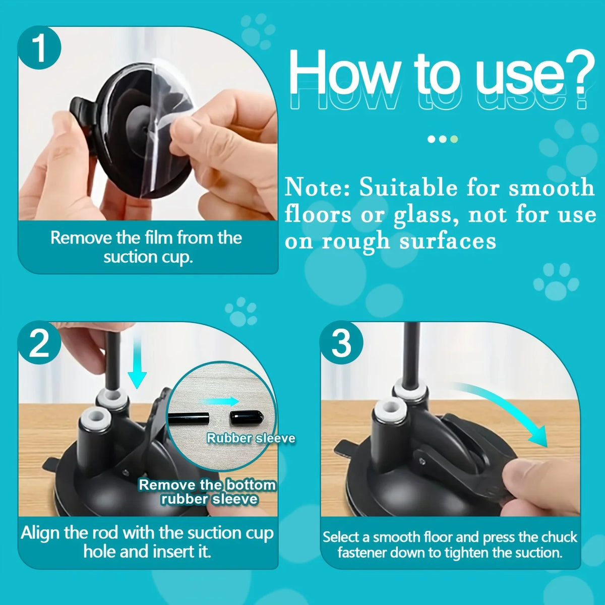 Interactive Cat Wand Toy with Anti-Slip Suction Base, No Battery