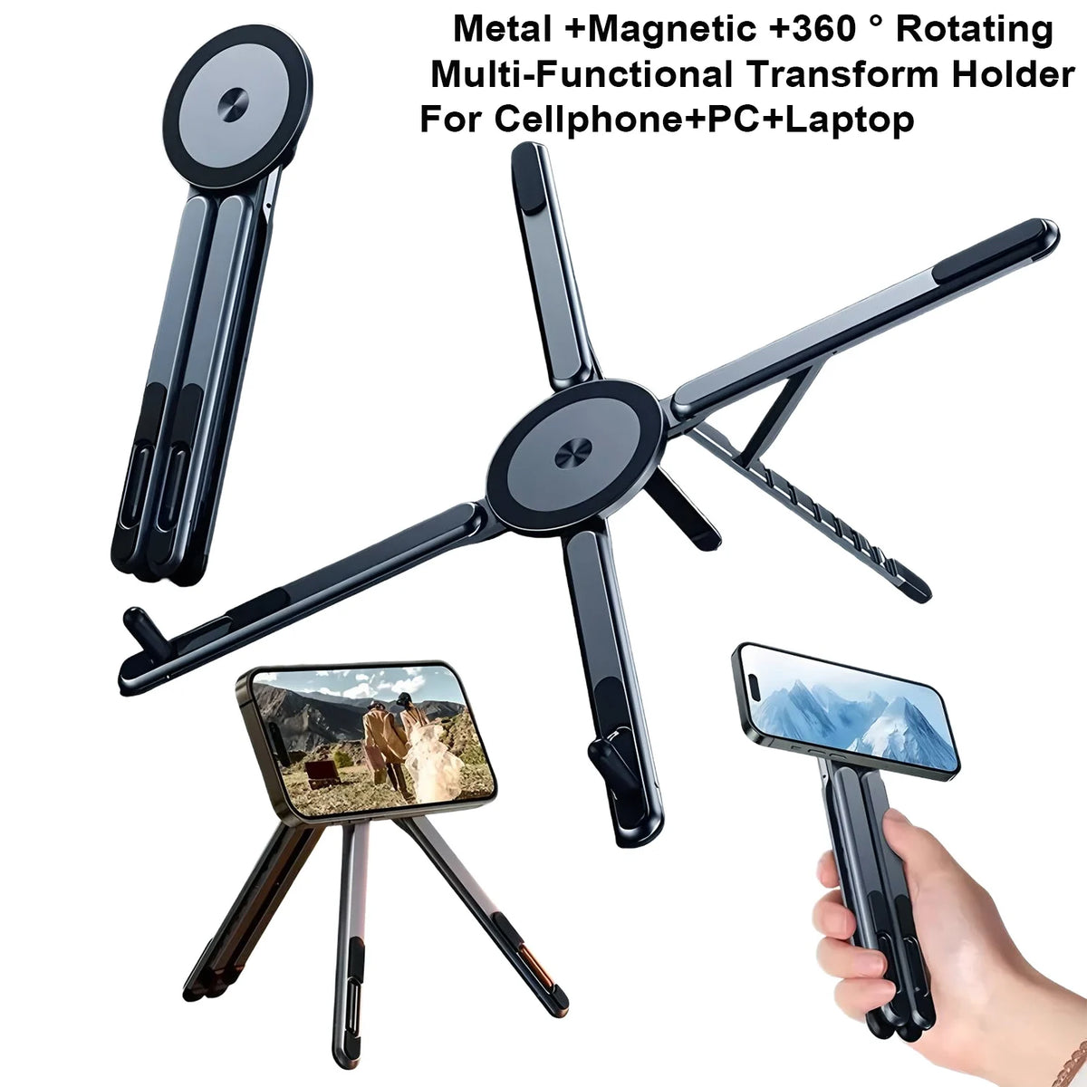 3-in-1 Magnetic Selfie Stick Tripod