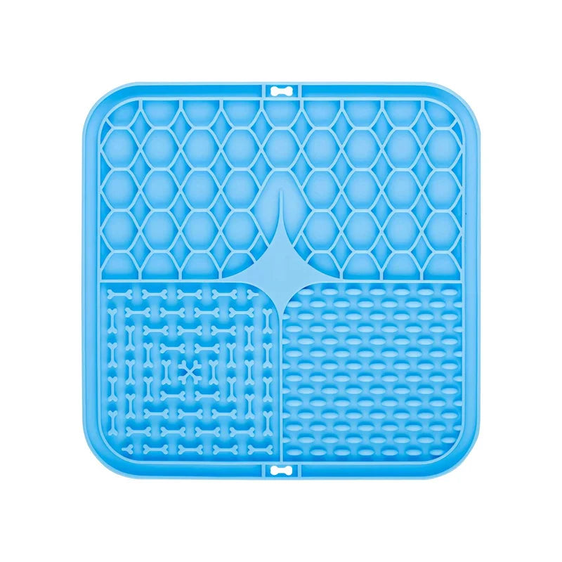 Suction Cup Dog Lick Mat for Bath Time Distraction and Grooming