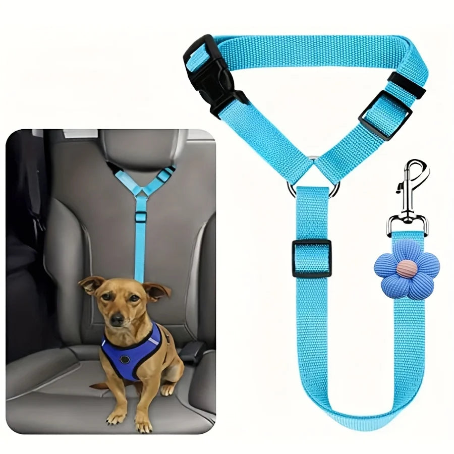 Adjustable Dog Seat Belt for Car Safety Tether Leash