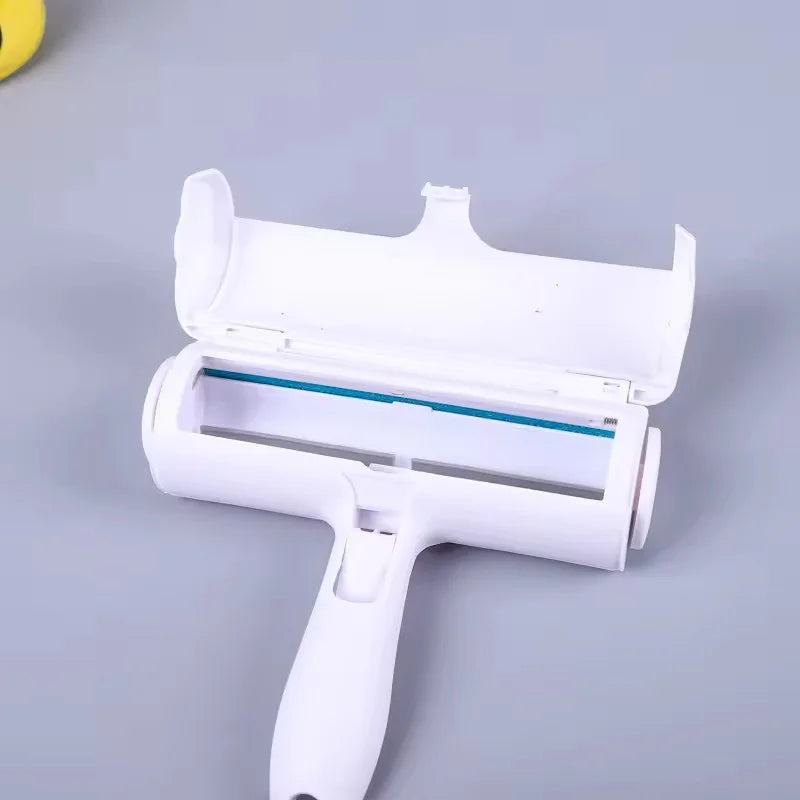 Self-Cleaning Pet Hair Remover Roller for Furniture & Clothes