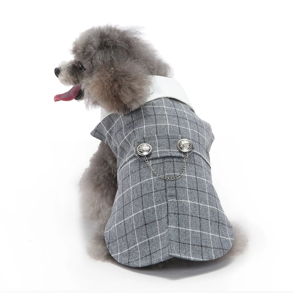 Dog Tuxedo Formal Suit, Christmas & Halloween Party Costume