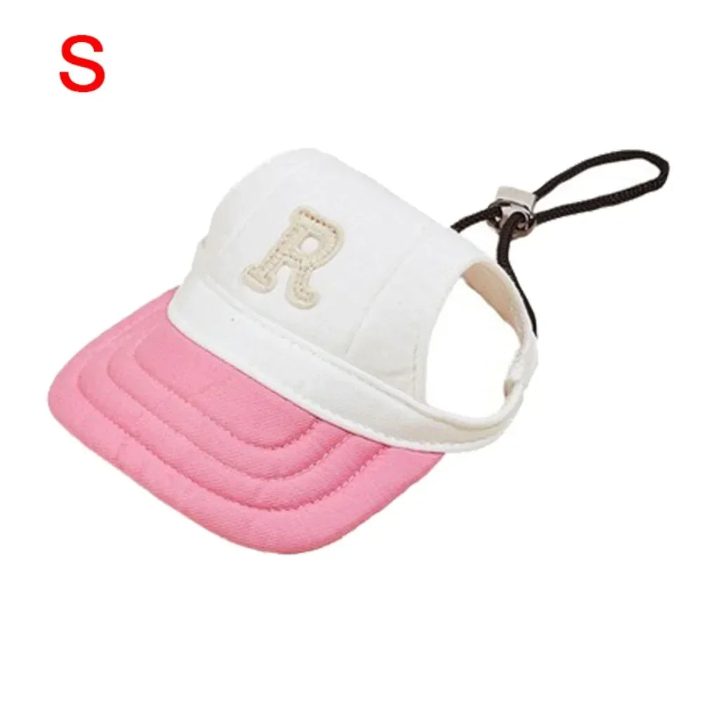 Adjustable Pet Sun Hat with Ear Holes for Dogs and Cats