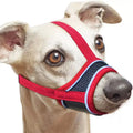 Breathable Mesh Dog Muzzle with Reflective Strap, Allows Drinking