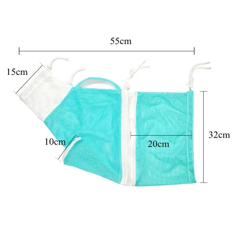 Mesh Cat Bathing Bag, Anti-Scratch Grooming Restraint for Nail Trims