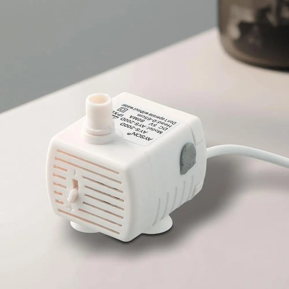 Quiet USB Pet Water Fountain Replacement Pump for Cats & Dogs
