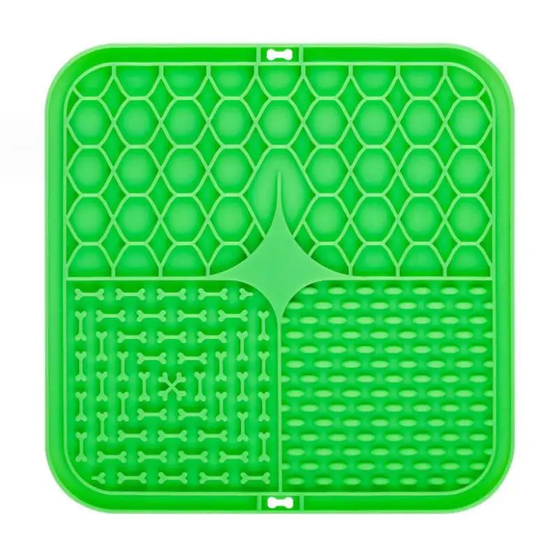 Silicone Suction Lick Mat for Dogs, Slow Feeder Bath Distraction Pad