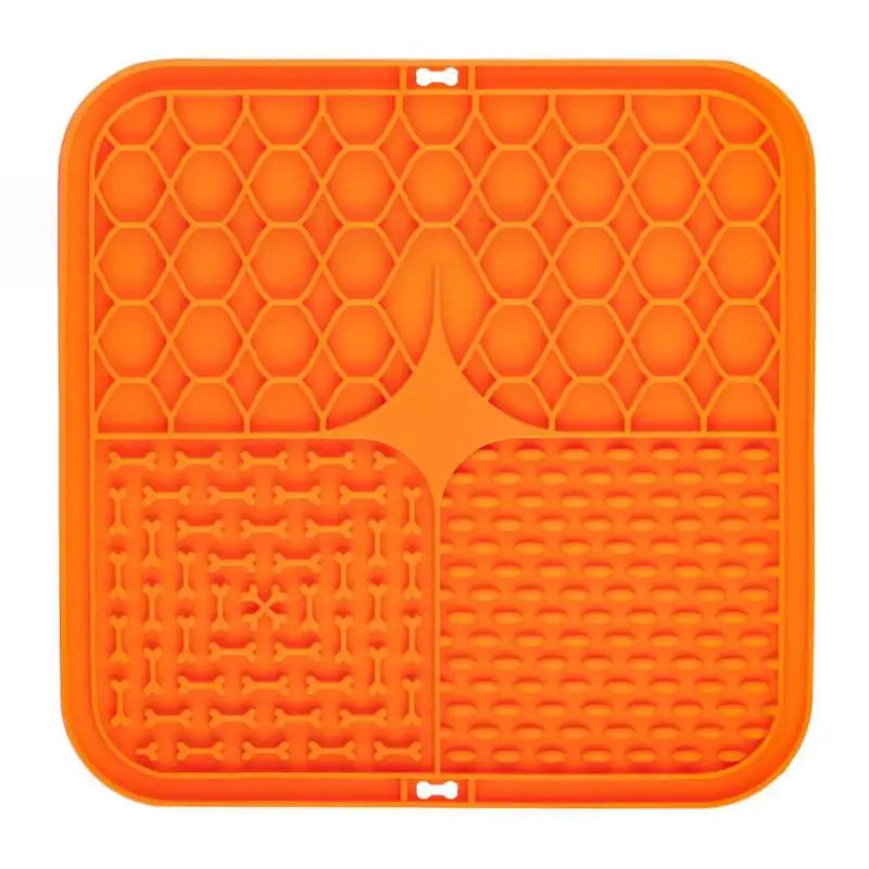 Silicone Suction Lick Mat for Dogs, Slow Feeder Bath Distraction Pad