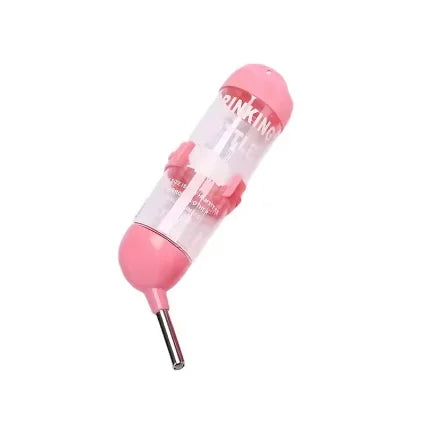 250ml Small Animal Hanging Water Bottle, No-Drip Rodent Drinker for Hamsters and Rabbits