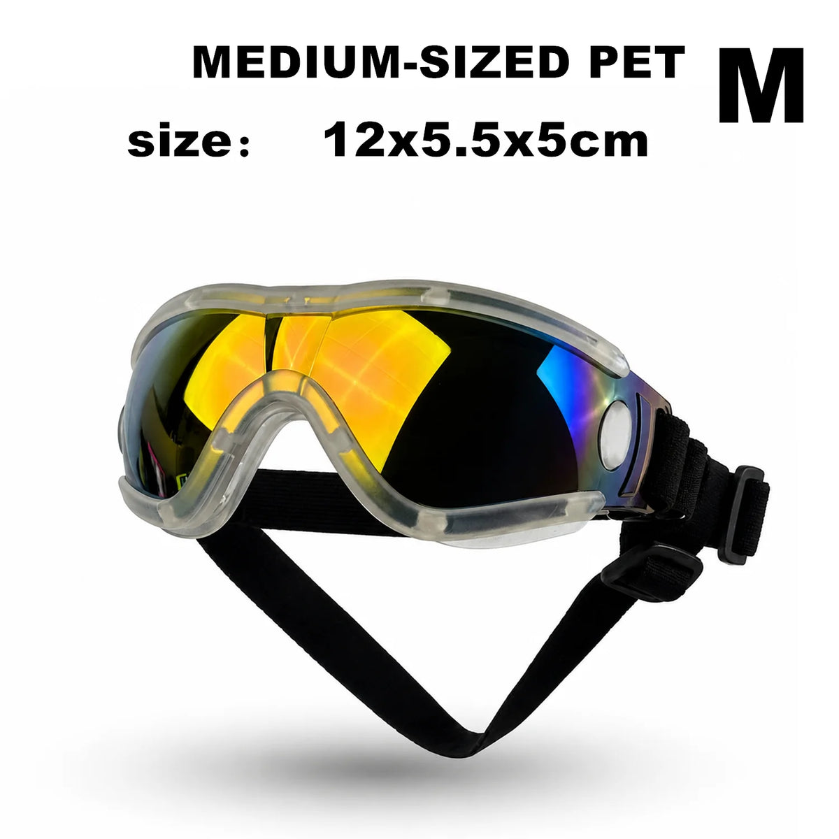 Adjustable Dog Goggles Anti-UV Sun Sunglasses