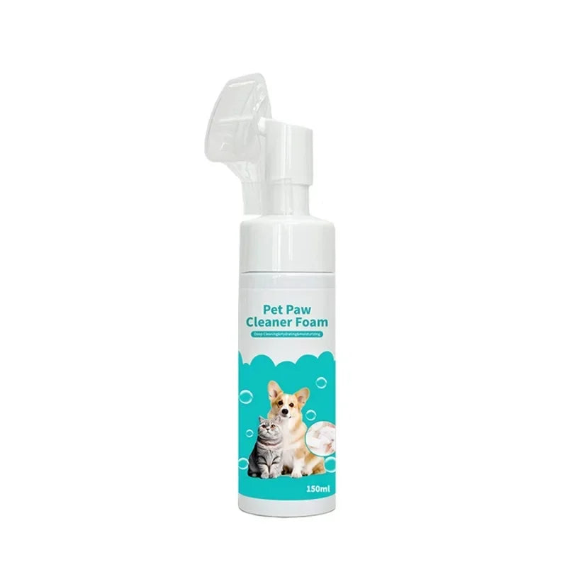 No-Rinse Paw Cleaning Foam for Dogs & Cats, Gentle Foot Wash 150ml