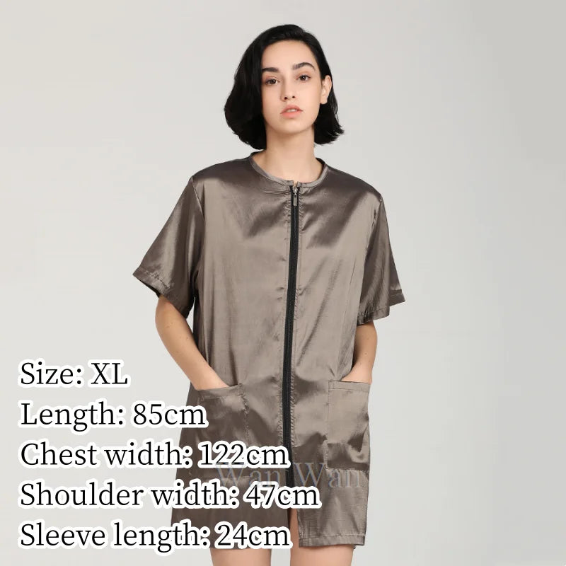 Anti-Hair Pet Grooming Smock, Waterproof Groomer Apron Uniform