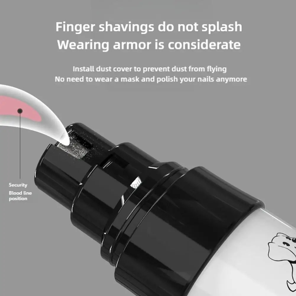 Painless Electric Dog Nail Grinder, USB Rechargeable Trimmer