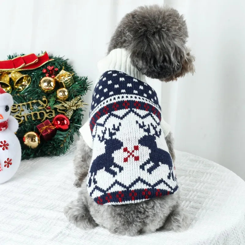 Knitted Christmas Sweater for Small and Medium Dogs and Cats