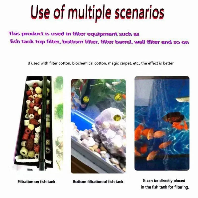 Aquarium Bio Balls & Ceramic Ring Filter Media Mix for Fish Tank Filters