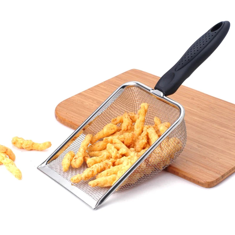 Stainless Steel Mesh Litter Scoop for Cats and Reptile Sand Cleaning