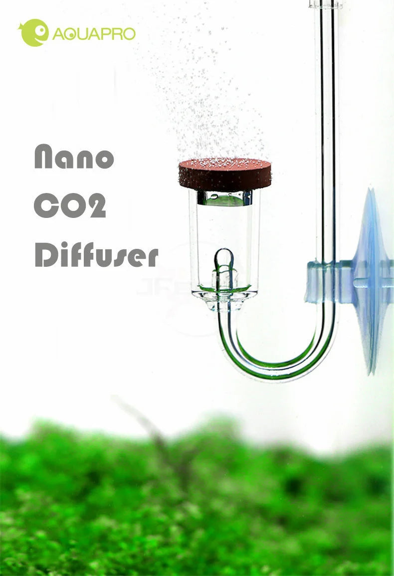 Aquarium CO2 Diffuser with Bubble Counter for Planted Fish Tanks