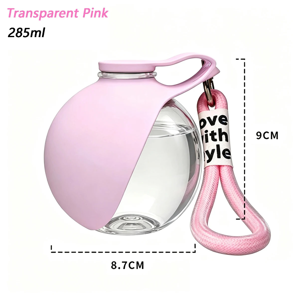 2-in-1 Portable Dog Water Bottle and Bowl for Walks and Travel