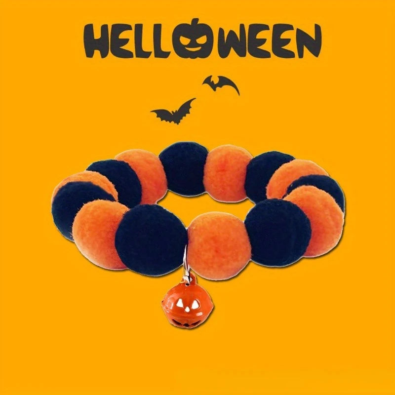Halloween Breakaway Pet Collar 3-Pack with Bells for Cats & Small Dogs