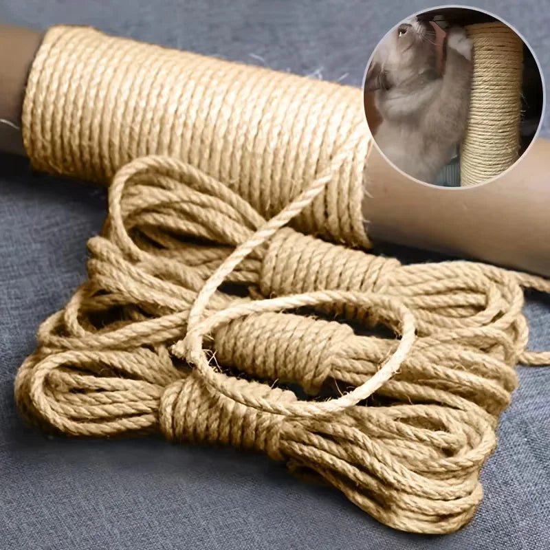 Natural Sisal Rope Cat Scratcher DIY Furniture Protector