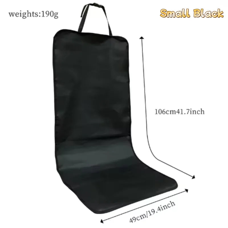 Foldable Dog Car Seat Basket with Safety Leash for Small Pets