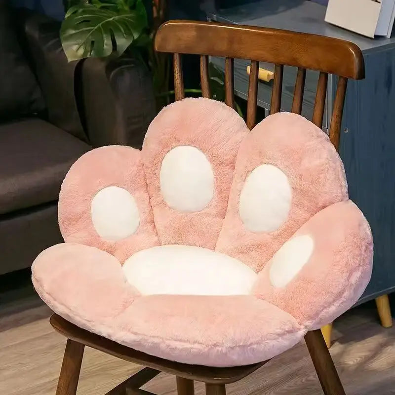 Giant Plush Cat Paw Floor Cushion, Soft Decor Pillow for Cat Lovers