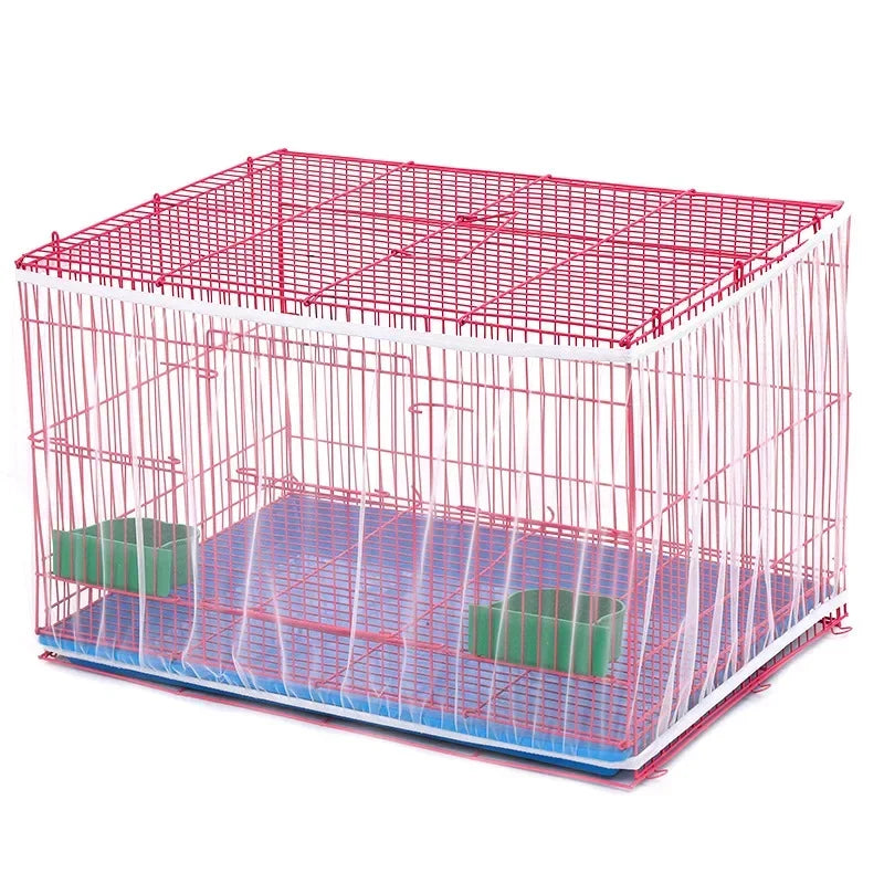 Stretchy Mesh Bird Cage Seed Catcher Skirt, Easy-Clean Cage Guard