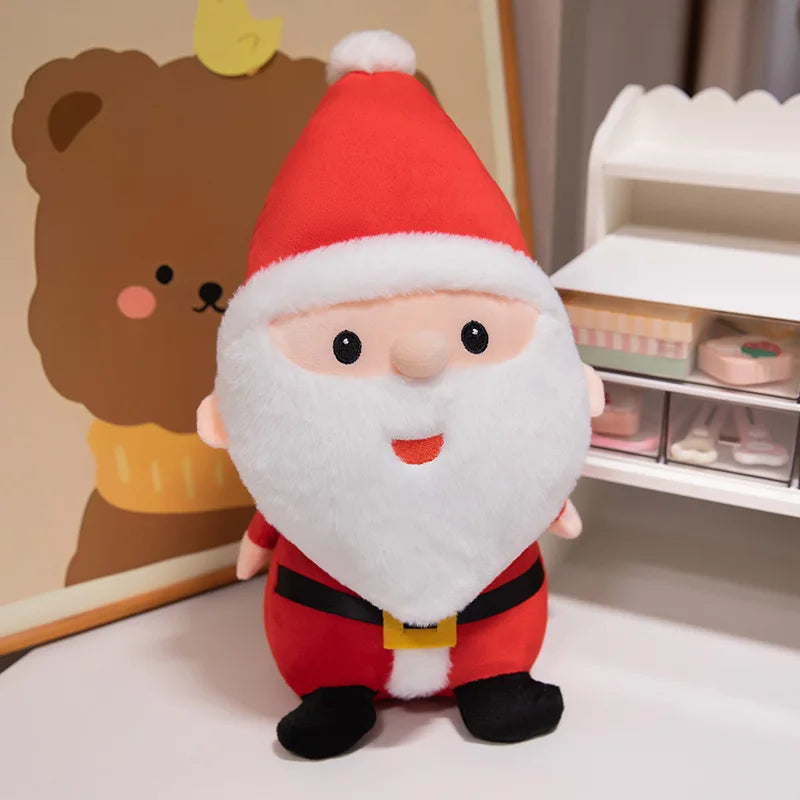 Christmas Tree & Gingerbread Plush Doll, Holiday Stuffed Toy Gift