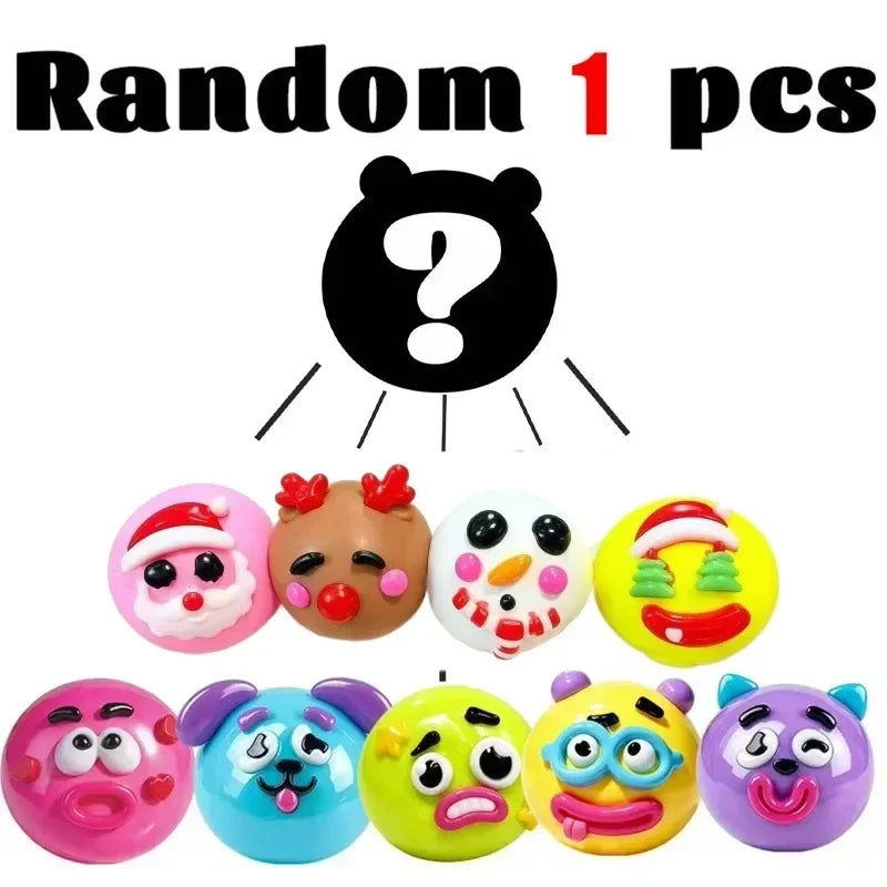 Christmas Limited Edition DIY Ugly Face Dog Squishy Squeeze Ball