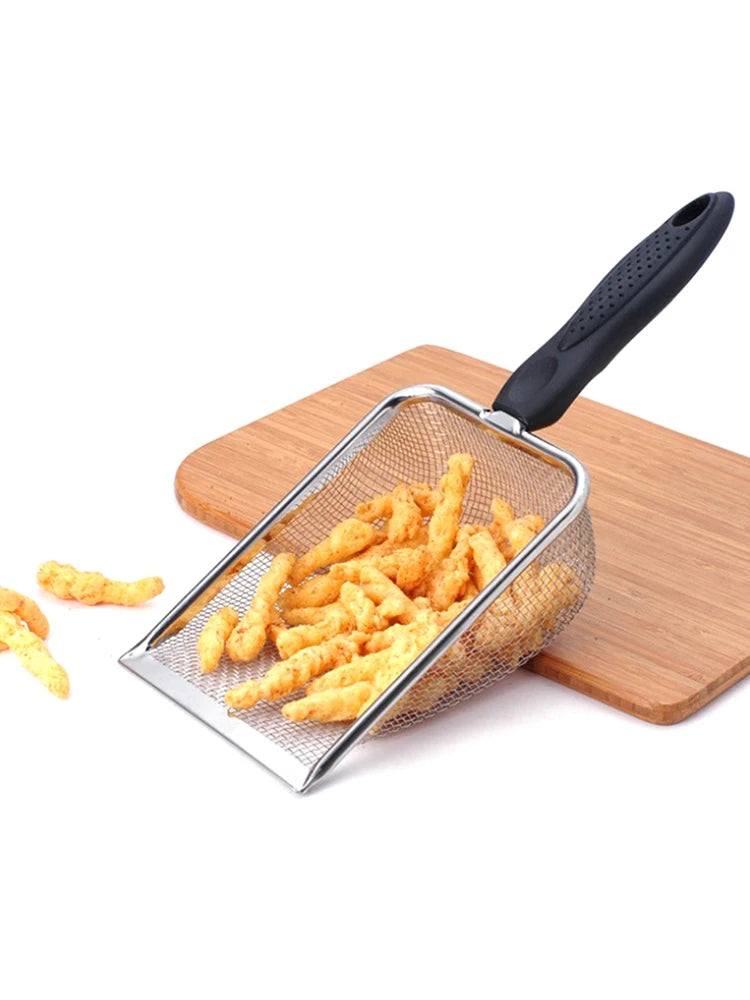 Stainless Steel Mesh Litter Scoop for Cats and Reptile Sand Cleaning
