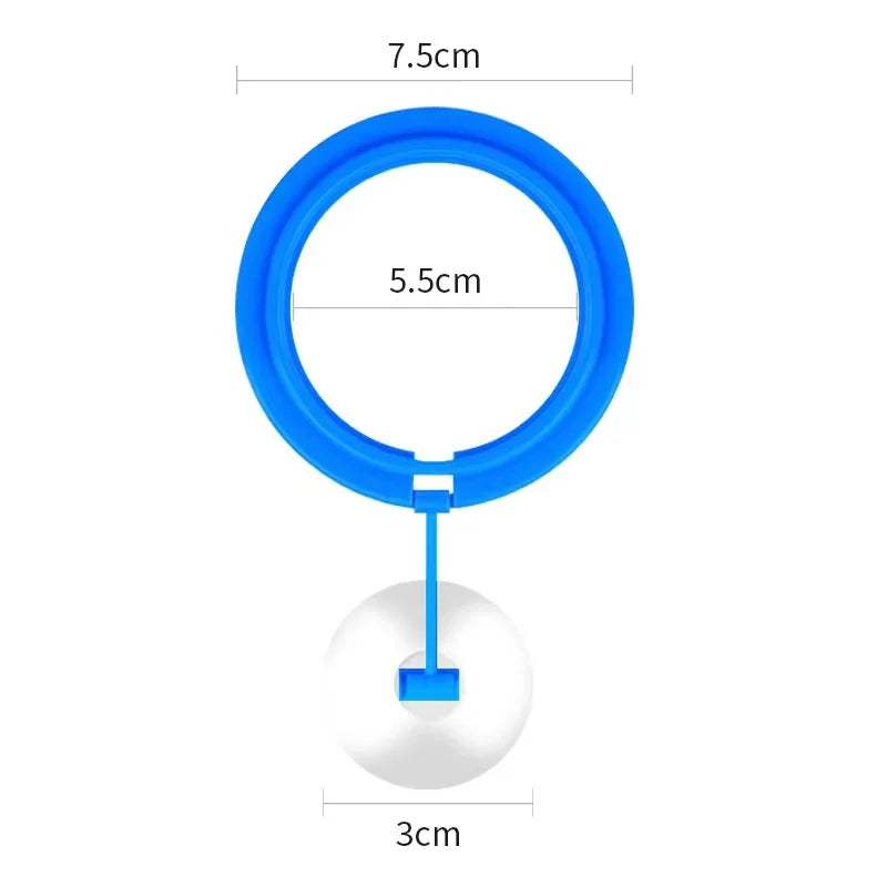Floating Aquarium Feeding Ring with Suction Cup, Fish Food Feeder Station
