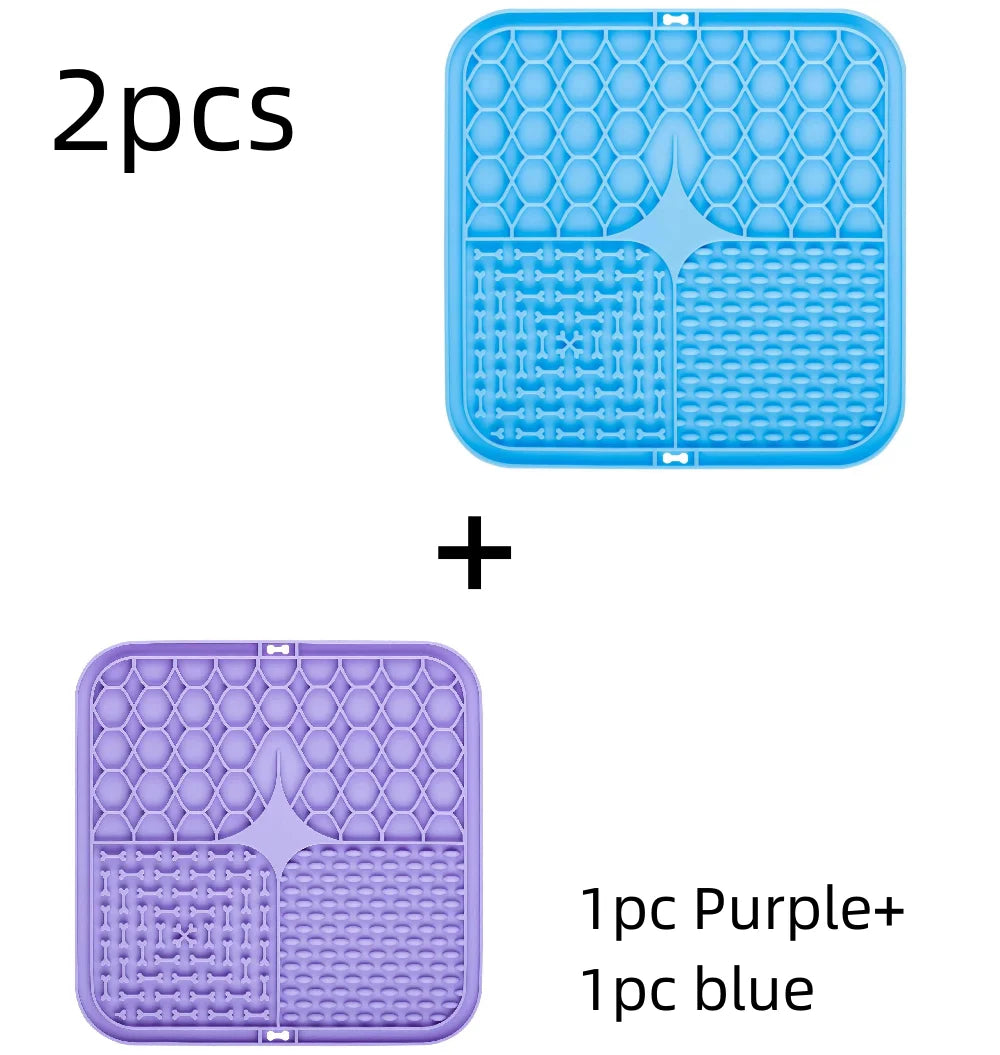 Suction Cup Dog Lick Mat for Bath Time Distraction and Grooming