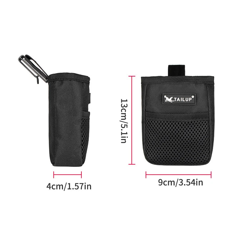 Portable Dog Walking Organizer Bag for Treats, Bags & Training Gear